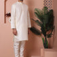 Sequins and Printed Nehru Jacket With Solid Kurta Pyjama
