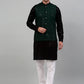 Sequin and Embroidered Nehru Jacket With Kurta Pyjama [FF] E102-E1302