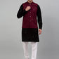 Sequin and Embroidered Nehru Jacket With Kurta Pyjama [FF] E102-E1302