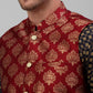 Men's Printed Nehru Jacket With Kurta Pyjama Set