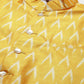 Jompers Men's Ikat Print Nehru Jacket & Kurta Pyjama ( JOKPWC W-D 4030Mustard )