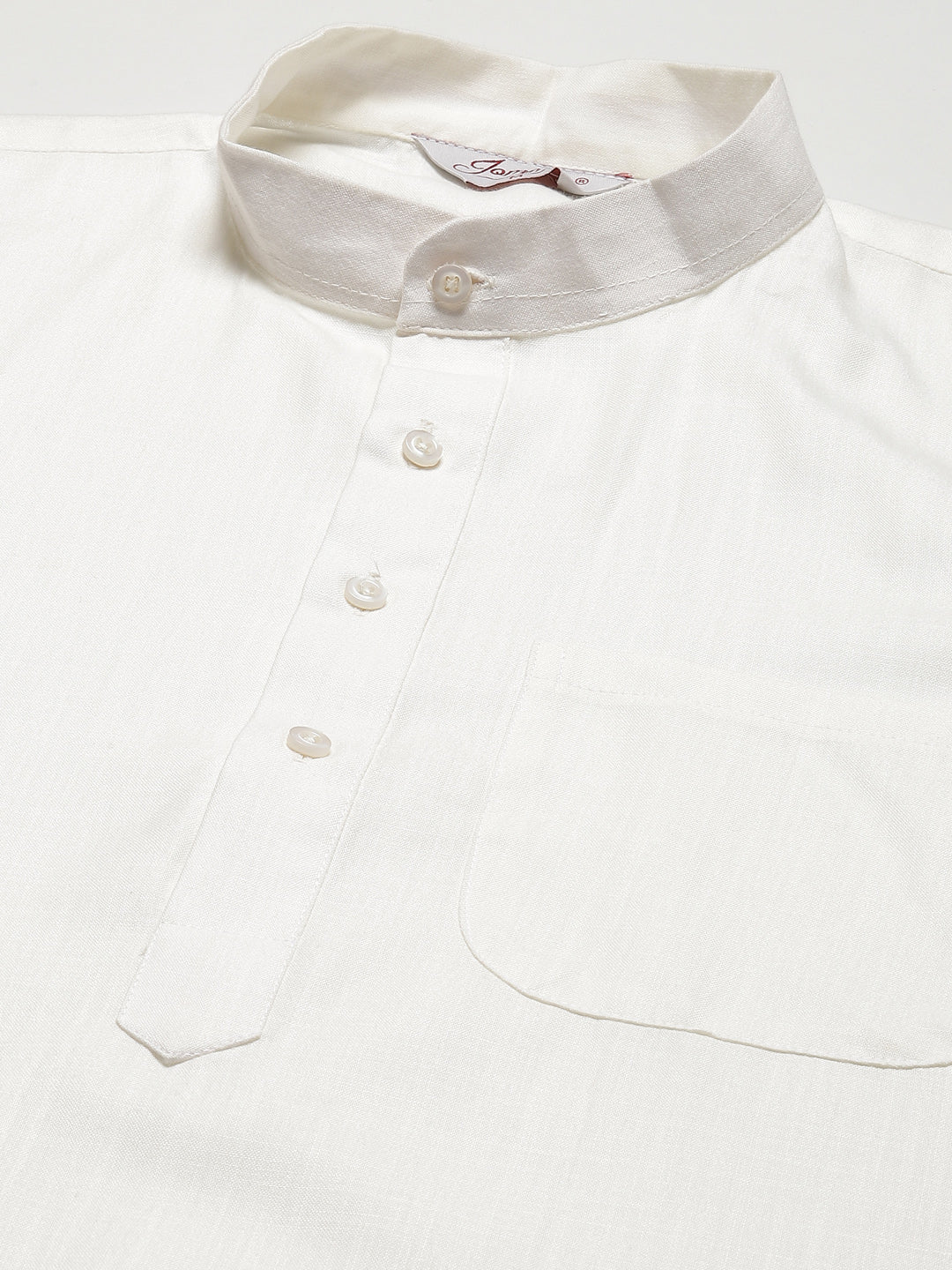 Men's Kurta Pyjama With Charcoal Grey Solid Nehru Jacket (JOKPWC W-F 4033 F )