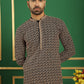 Sequin Embroidered Pure Cotton Kurta with Pyjamas