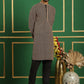 Sequin Embroidered Pure Cotton Kurta with Pyjamas