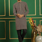 Sequin Embroidered Pure Cotton Kurta with Pyjamas