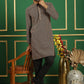 Sequin Embroidered Pure Cotton Kurta with Pyjamas