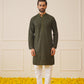 Sequin Embroidered Pure Cotton Kurta with Pyjamas