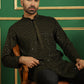 Sequin Embroidered Pure Cotton Kurta with Pyjamas