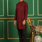 Sequin Embroidered Pure Cotton Kurta with Pyjamas