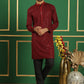 Sequin Embroidered Pure Cotton Kurta with Pyjamas