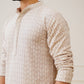 Sequin Embroidered Pure Cotton Kurta with Pyjamas