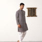 Sequin Embroidered Pure Cotton Kurta with Pyjamas
