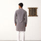 Sequin Embroidered Pure Cotton Kurta with Pyjamas