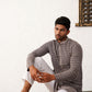 Sequin Embroidered Pure Cotton Kurta with Pyjamas
