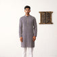 Sequin Embroidered Pure Cotton Kurta with Pyjamas
