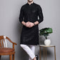 Sequin Embroidered Pure Cotton Kurta with Pyjamas