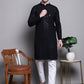 Sequin Embroidered Pure Cotton Kurta with Pyjamas