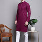 Sequin Embroidered Pure Cotton Kurta with Pyjamas