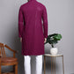 Sequin Embroidered Pure Cotton Kurta with Pyjamas