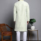 Sequin Embroidered Silk Blend Kurta with Pyjamas