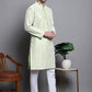 Sequin Embroidered Silk Blend Kurta with Pyjamas
