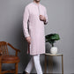 Sequin Embroidered Pure Cotton Kurta with Pyjamas