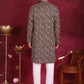 Men's Digital Printed Kurta with Pyjama ( JOKP P 5014 Olive )