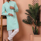 Men's Sequins Embroidered Kurta with Pyjama