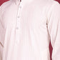 Men's Sequins Chikankari Embroidered Kurta with Pyjama ( JOKP P 5015 White )