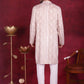Men's Bandhani Printed Kurta with Pyjama ( JOKP P 5016 Cream )