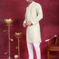 Chikankari Embroidered Kurta with Pyjama ( JOKP P 5017 Pista )