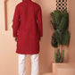 Men's Chikankari Embroidered Kurta Pyjama Set