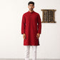 Men's Chikankari Embroidered Kurta Pyjama Set