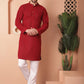 Men's Chikankari Embroidered Kurta Pyjama Set