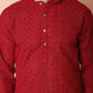 Men's Chikankari Embroidered Kurta Pyjama Set