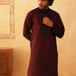 Sequins Embroidered Kurta Pyjama Set for Men