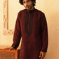 Sequins Embroidered Kurta Pyjama Set for Men