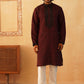 Sequins Embroidered Kurta Pyjama Set for Men