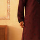 Sequins Embroidered Kurta Pyjama Set for Men