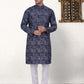 Men's Printed Kurta with Churidar