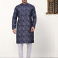 Men's Printed Kurta with Churidar