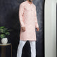 Men's Printed Kurta with Churidar ( JOKP P 5031Peach )