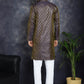 Woven Design Silk Blend Kurta with Pyjama ( JOKP P 5032Purple )