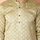 Woven Design Silk Blend Kurta with Pyjama