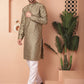 Men's Embroidered Mirror Work Kurta Payjama Sets