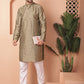 Men's Embroidered Mirror Work Kurta Payjama Sets