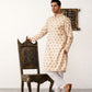 Golden Foil Printed Kurta with Pyjama [FF] [B-4-5]