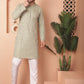 Chikankari Pure Cotton Kurta with Pyjama