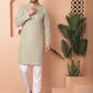 Chikankari Pure Cotton Kurta with Pyjama
