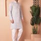 Chikankari Pure Cotton Kurta with Pyjama